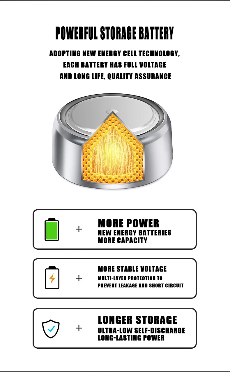 Mercury Free Environmental AG13 Lr 44 1.5V Non Rechargeable Alkaline Button Cell Lr44 battery For Watch Night Light