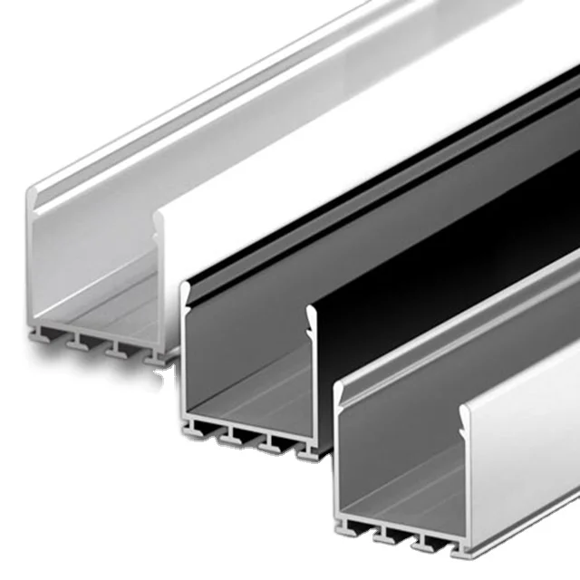 Custom Extrusion Aluminum LED Light Enclosure Anodized Aluminium Housing Profiles for Lighting