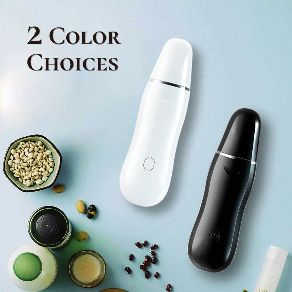 Professional Face Exfoliating Device Peeling Sonic Face Skin Spatula Deep Cleansing Ultrasonic Facial Skin Scrubber