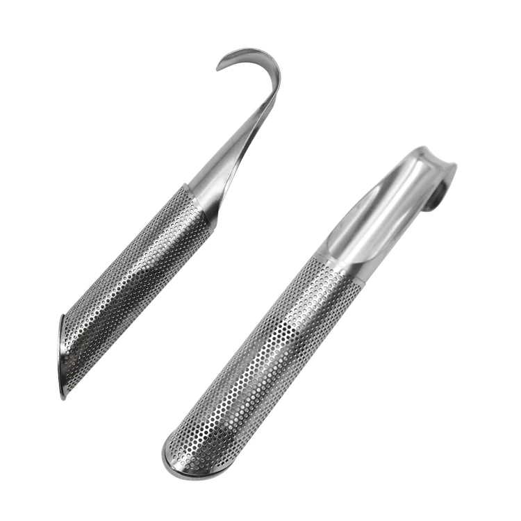 Tea Tool Stainless Steel Loose Leaf Tea Infuser Pipe Shape Tea Strainer
