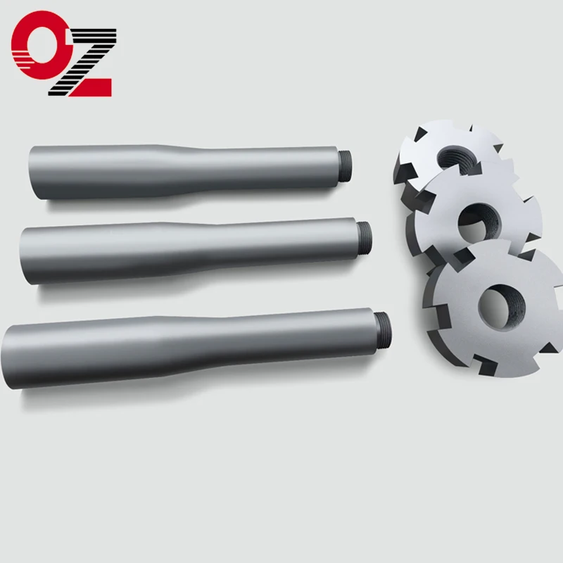 Унц. Углеродный графитовый ротор поставщики дегазации графитовый ротор