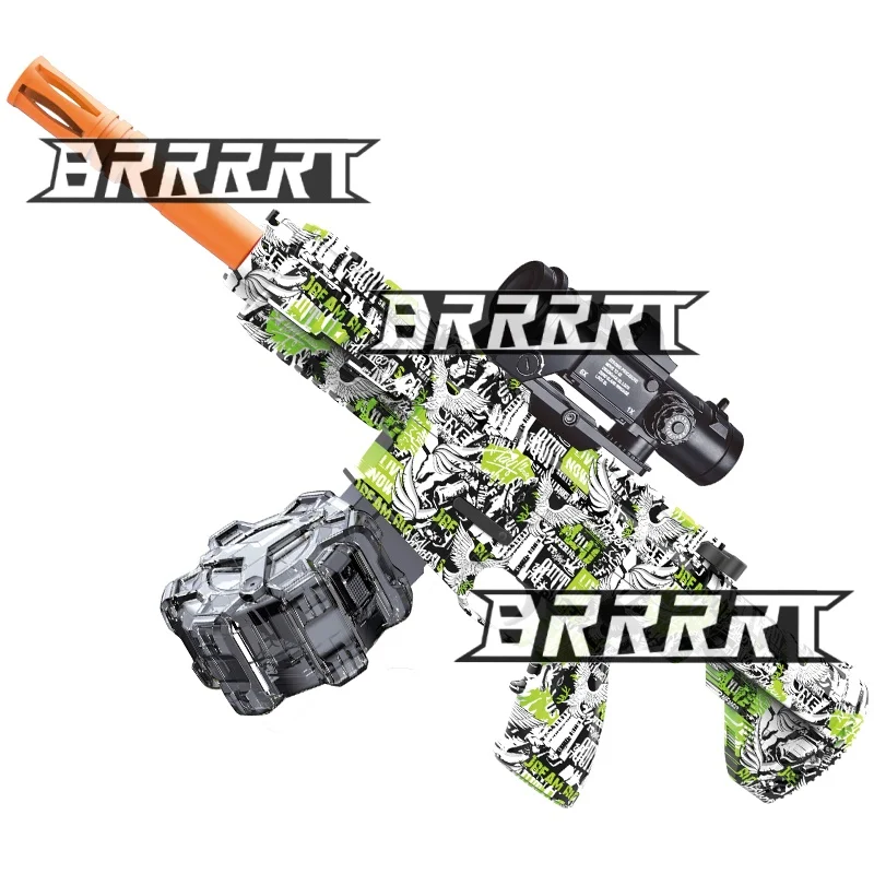 Outdoor kids Automatic gel Water explode Gun Squirt Toys High Pressure Super Soaker toy gun