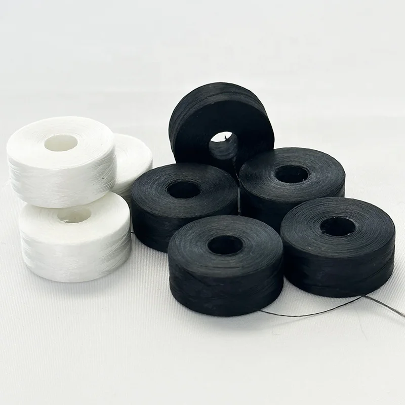 75d/2 Размер L безсердечная сторона без предварительной намотки машина для вышивки предварительно намотанные шпульки