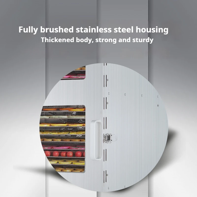 Mechanical Knob 32 Layers fruit drying Dryer machine Commercial food dehydrator Vegetable Mushroom fish Food Fruit Dryer Machine