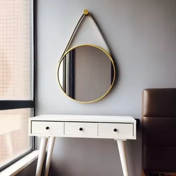 Высокое качество Анти-взрыв ультра прозрачное HD изображение Декор зеркало белый пол настенное в продаже