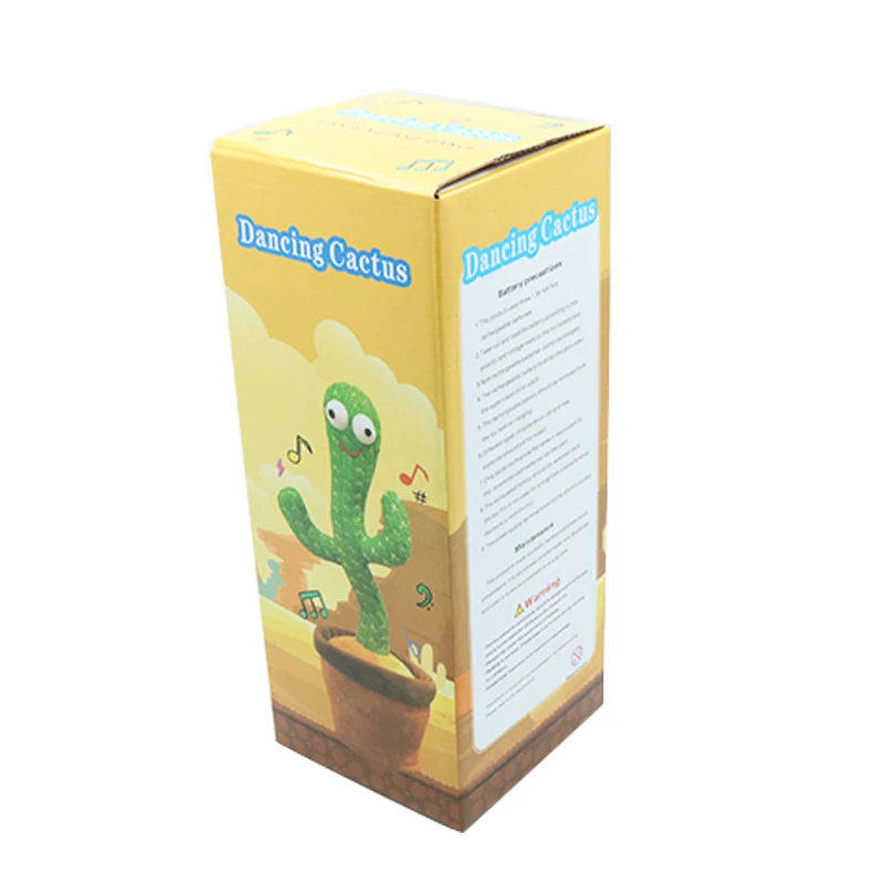 Fun   cactus plush toy can sing dance and talk
