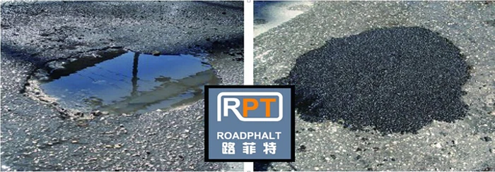 Concrete mixer cold asphalt mix