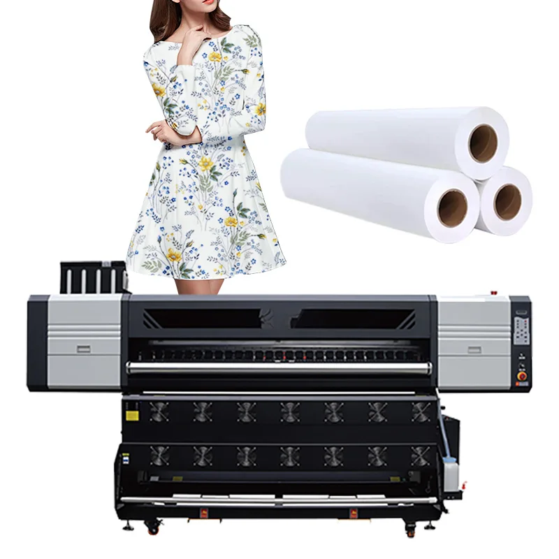 1.9m 8 Heads Large Format Sublimation Printer Machine Wide Dye Sublimation Printer Textile Fabric Transfer Inkjet Printer