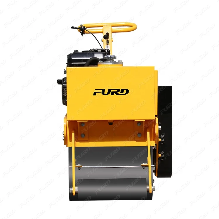 Smooth wheel mini single drum asphalt vibratory road roller for asphalt pavement