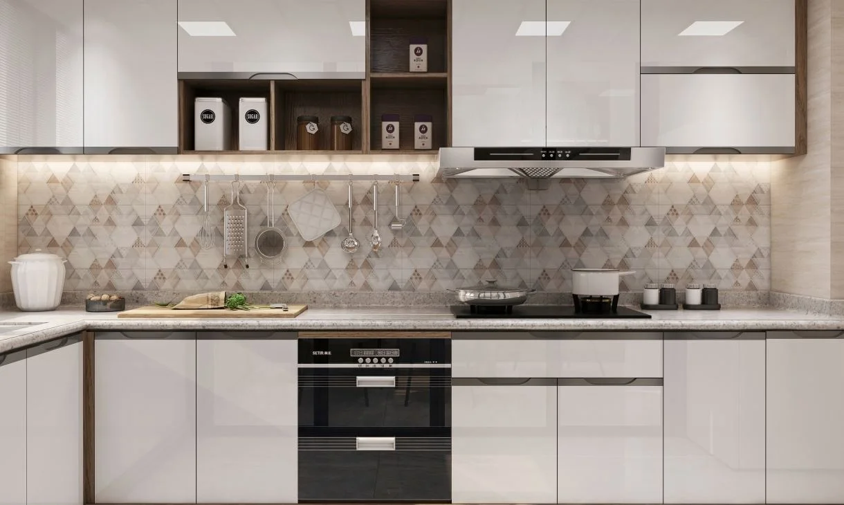 Modern Design Furniture Kitchen Cabinet Set With Hardware