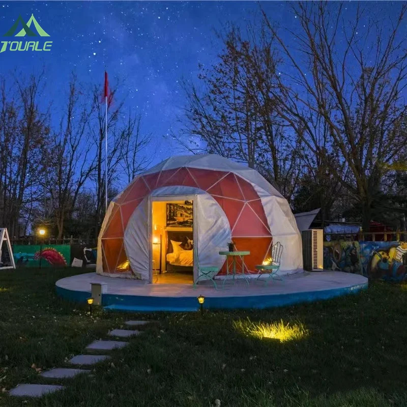dome tent geodesic inflatable clear dome tent for glamping igloo tent