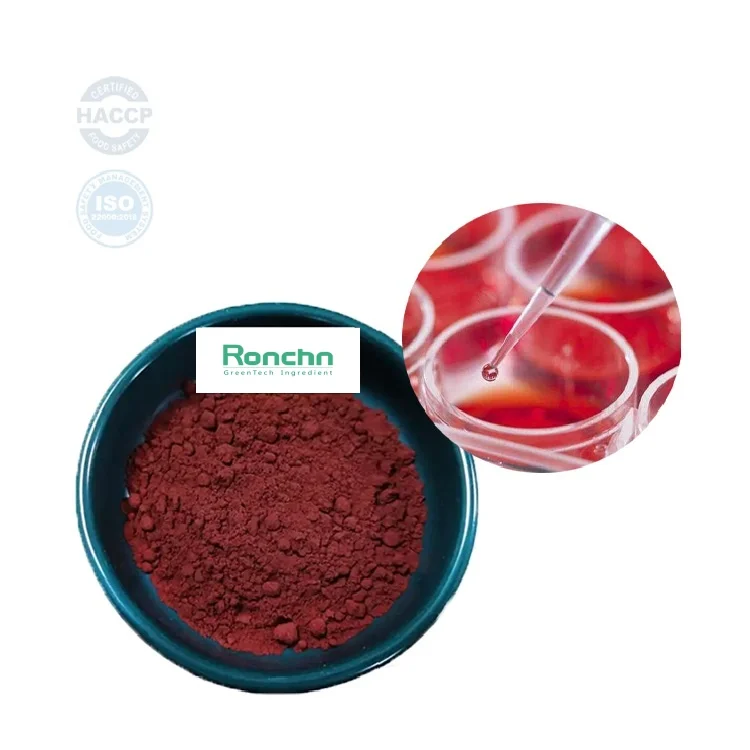 HACCP Top Quality Pure Natural Haematococcus Pluvialis Astaxanthin Powder 5% Astaxanthin