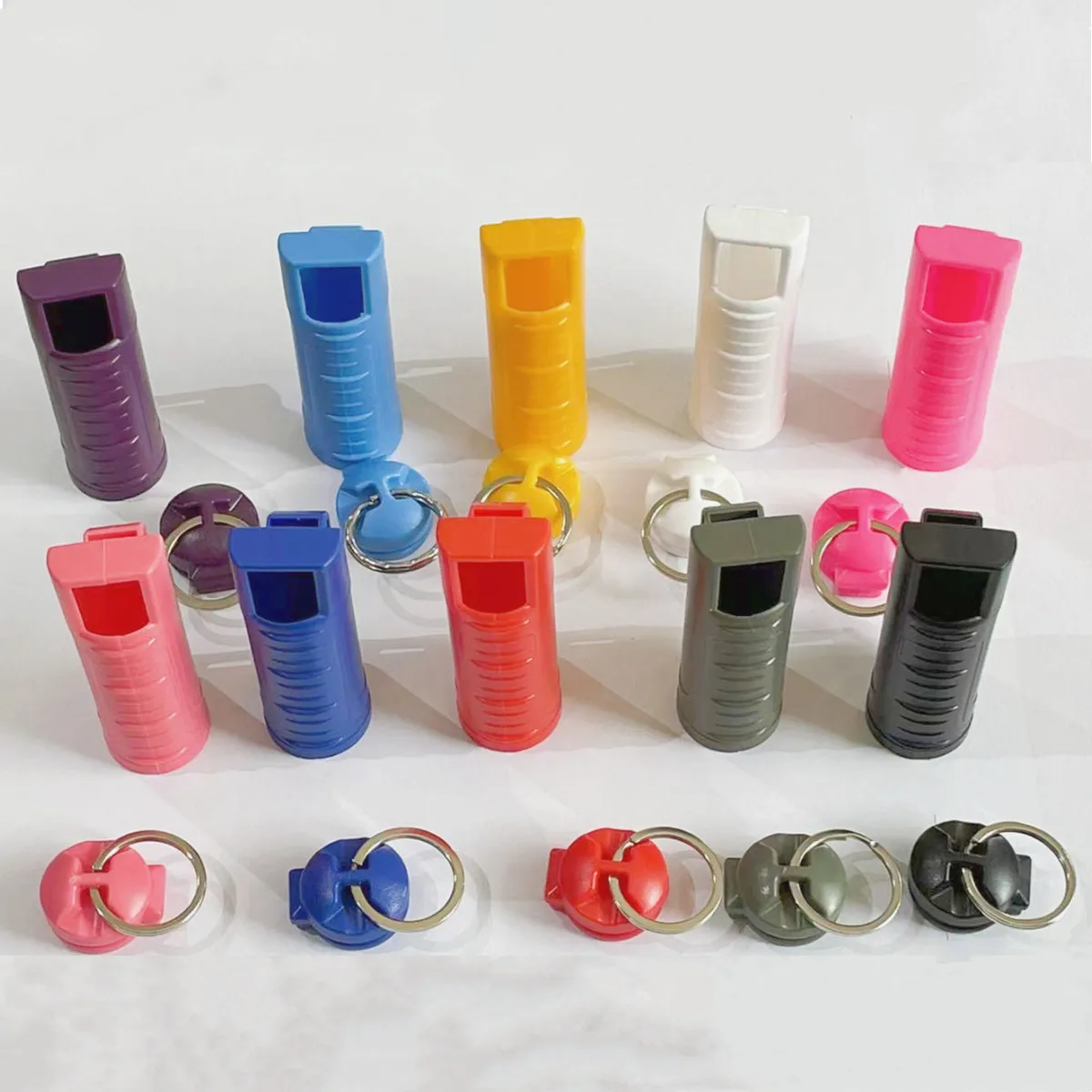 self defense keychain set self defense supplies self defense product plastic spray shell