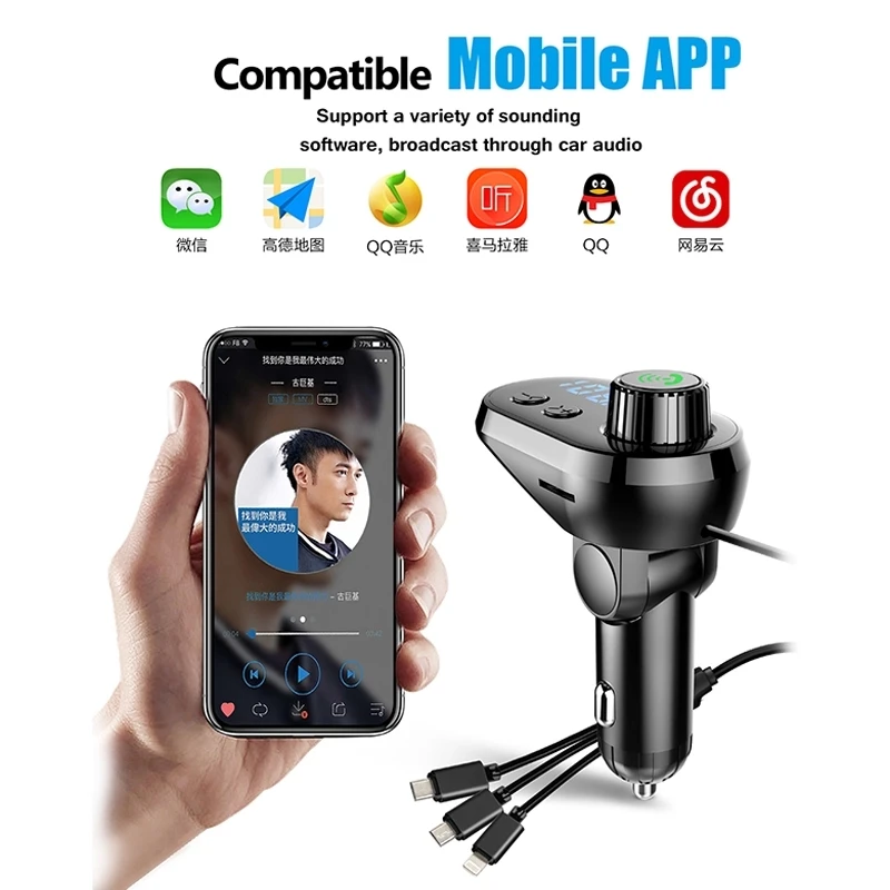  Автомобильное зарядное устройство Qc3.0 2021 Amazon оптовая продажа Oem/Odm новинка mp3-плеер Заводская Беспроводная зарядка Q15 беспроводное для телефона