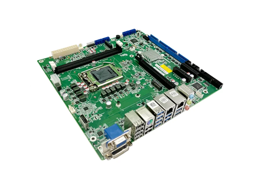 IEI IMB-Q470 Micro-ATX motherboard supports LGA1200 Intel 10th/11th Gen. Core i9/i7/i5/i3, Pentium and Celeron DDR4