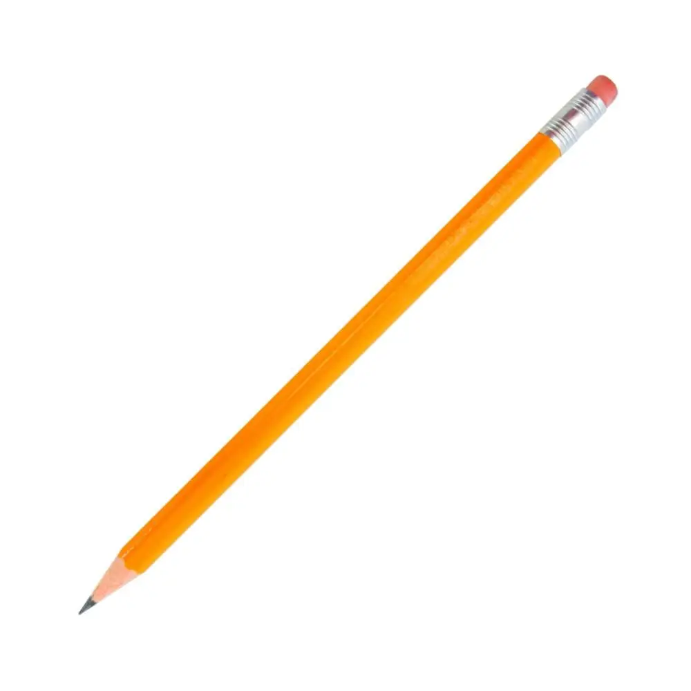 
High quality Lapices Lapis Lapis De Cor Lapiz Customized Logo Yellow Pencil With Eraser Wooden Pencils with EN71 and FSC 