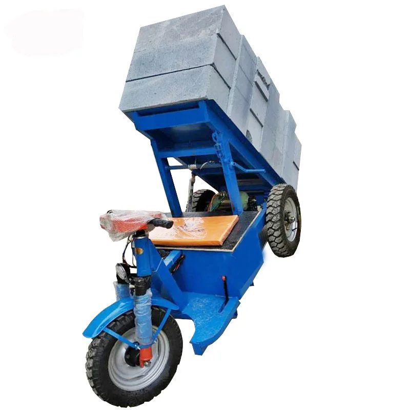 Electric Drive Mini Dumper Loader Ash Hopper Car Transmission Crawler Truck for Farm Work
