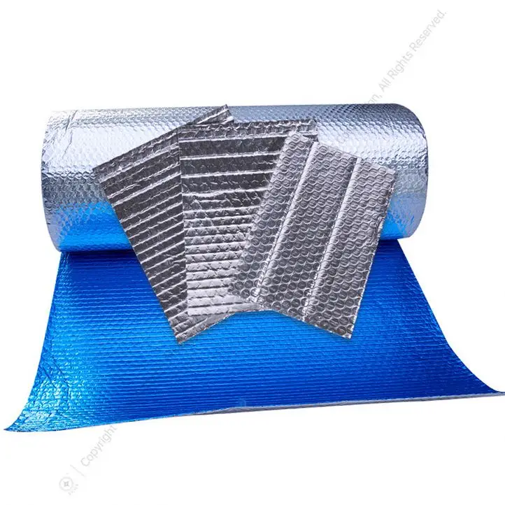 Aluminum Bubble Foil Thermal Insulation Sheet Foam Insulation Board Environmental Building Bubble Isolation Material