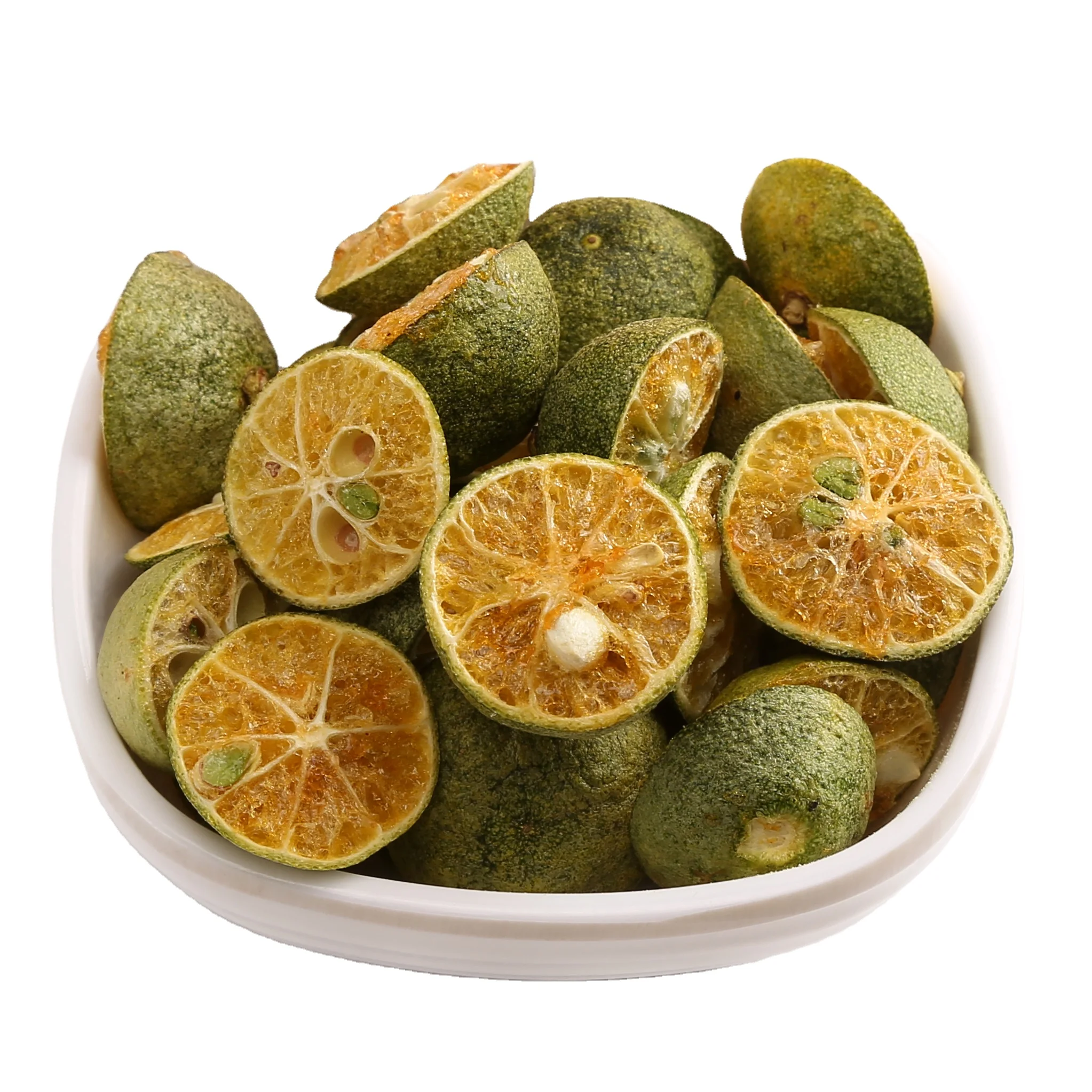 Замороженные зеленые оранжевые Gefriergetrocknete Kumquat lyofilizovane фрукты замороженные кумкуат половина