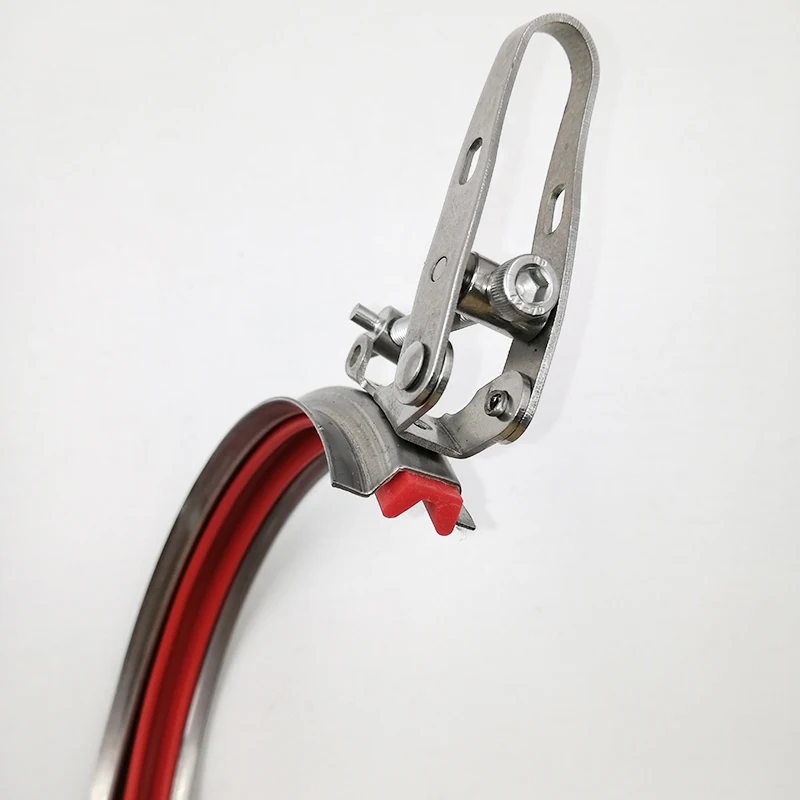 Dust collection round duct fittings quick lever clamp quick release pipe clamps quick connect pipe clamp