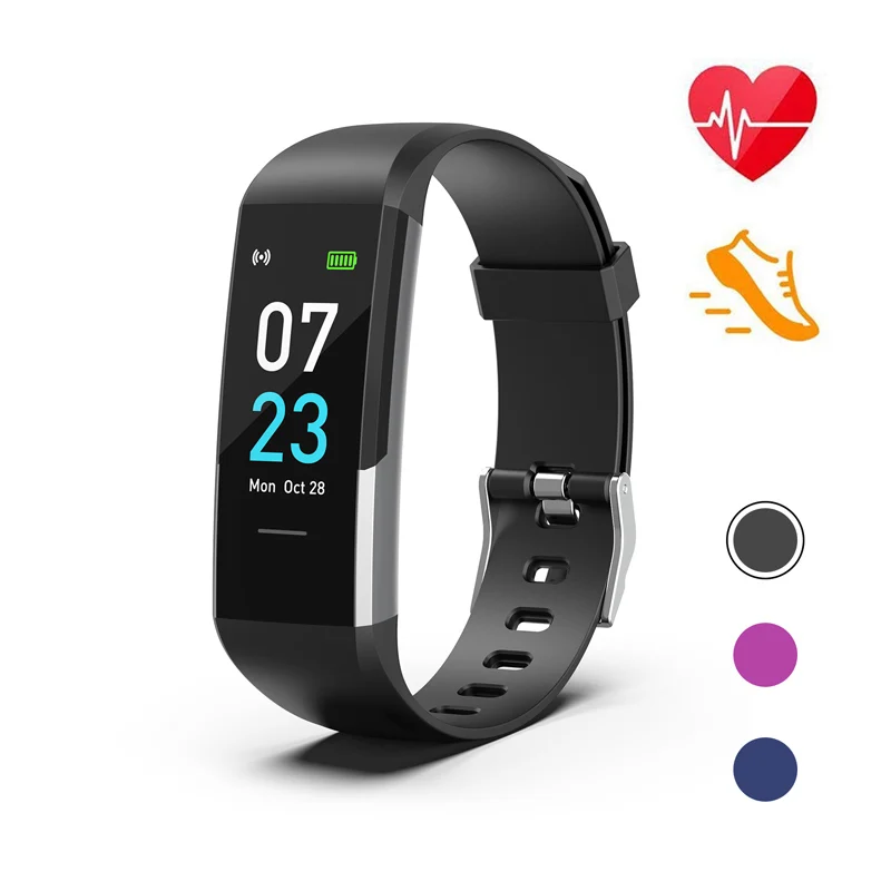 
2020 Newest Model S10 IP68 Waterproof Fitness Tracker with Heart Rate 