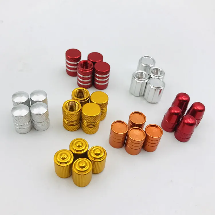 Aluminum air green valve caps