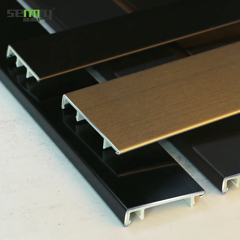 Stainless Steel Skirting Profiles High Quality Baseboard anodizing corner tile trim