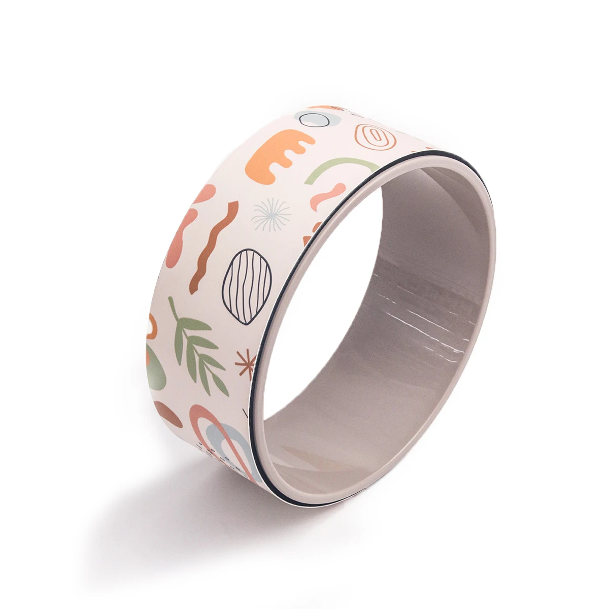 2023 Hot Sale Eco Friendly Non Slip Fitness Bcak Pain Fitness Foam Yoga Roller Custom PU Yoga Wheel