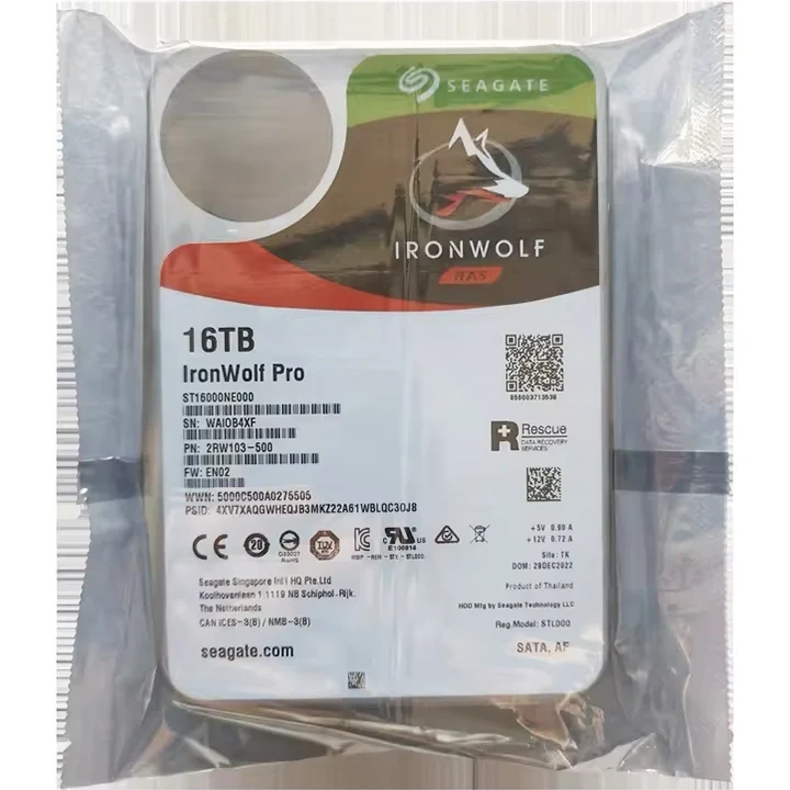ST14000NE0008 для Seagate Iron Wolf Pro 14 ТБ 7200 об/мин 3 5 SATA Оригинальный Новый внутренний жесткий диск HDDs мониторинга сервера NAS