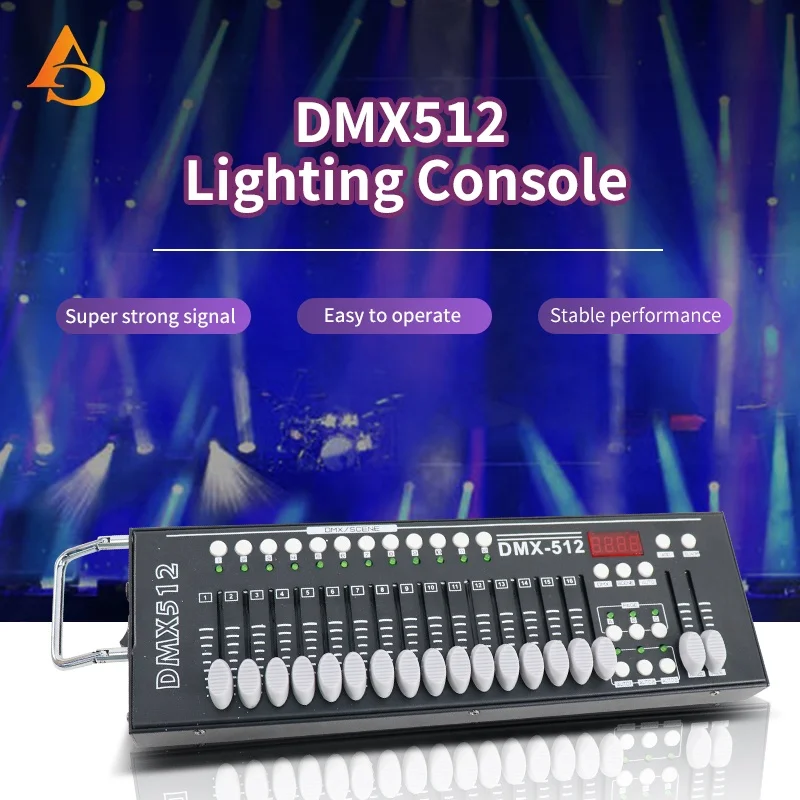 DMX512 Lighting Controller DMX Console For Disco Event Stage Performance Show Party  Wedding Bar