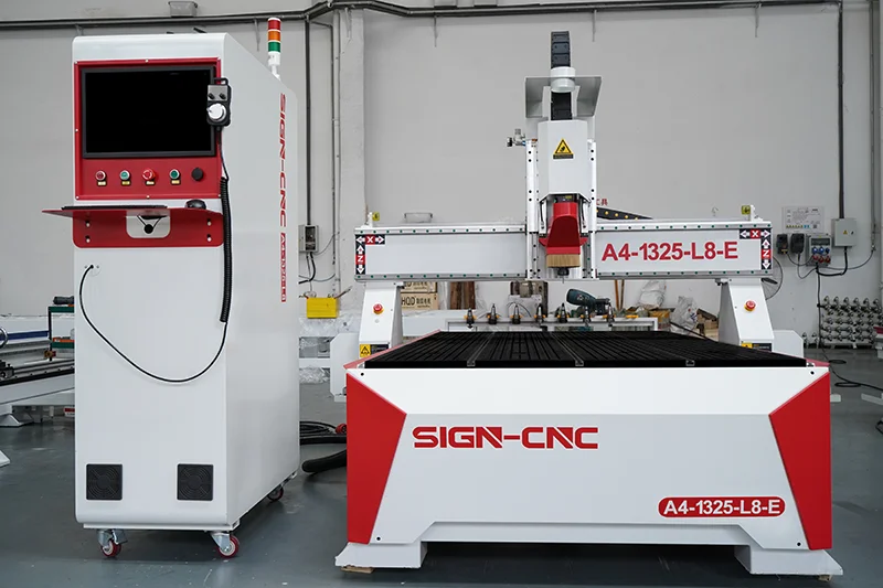 1325 ATC CNC маршрутизатор 3-осевой автоматический инструмент смены нового Дерева гравировальное оборудование для изготовления мебели