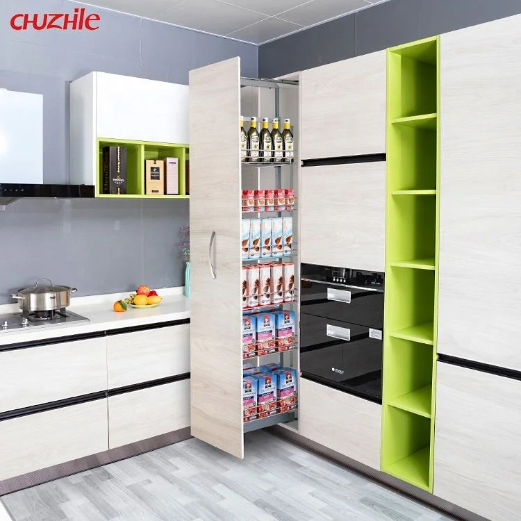 2019 new design saving place kitchen tall unit pull out basket