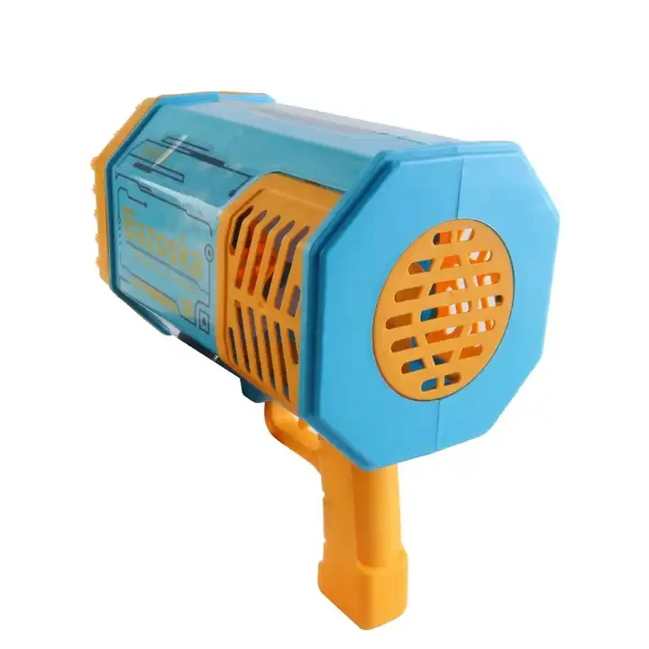 New Electrical 69 Holes Soap Bubble Machine Electric Bazooka Bubble Gun