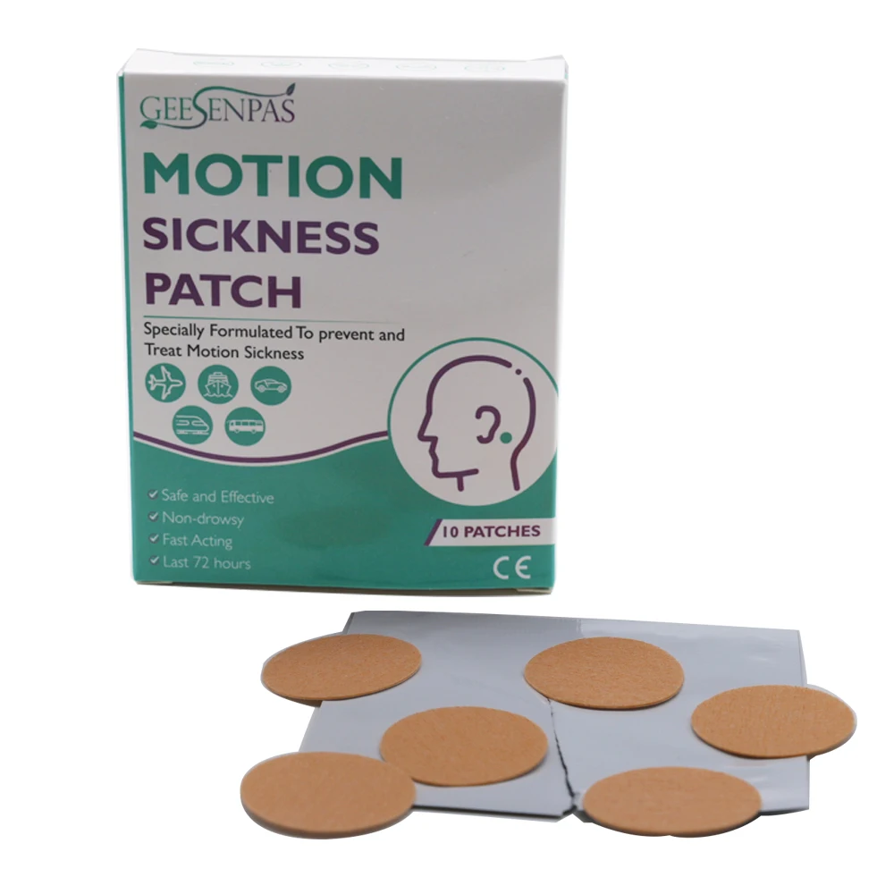 Wholesale Motion Sickness Plasters Healthcare Relief Carsickness Pads