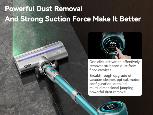 E.LUO SU8 BLDC200W 20Kpa Wholesale Home Stick Household Wireless Handheld Portable Cordless Rechargeable Floor Vacuum Cleaner