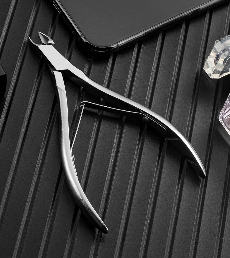 6.0mm Cutting Edge Strong Sharp Jaw 16 Double Spring Professional 4CR13 Stainless Steel Manicure Cuticle Pliers