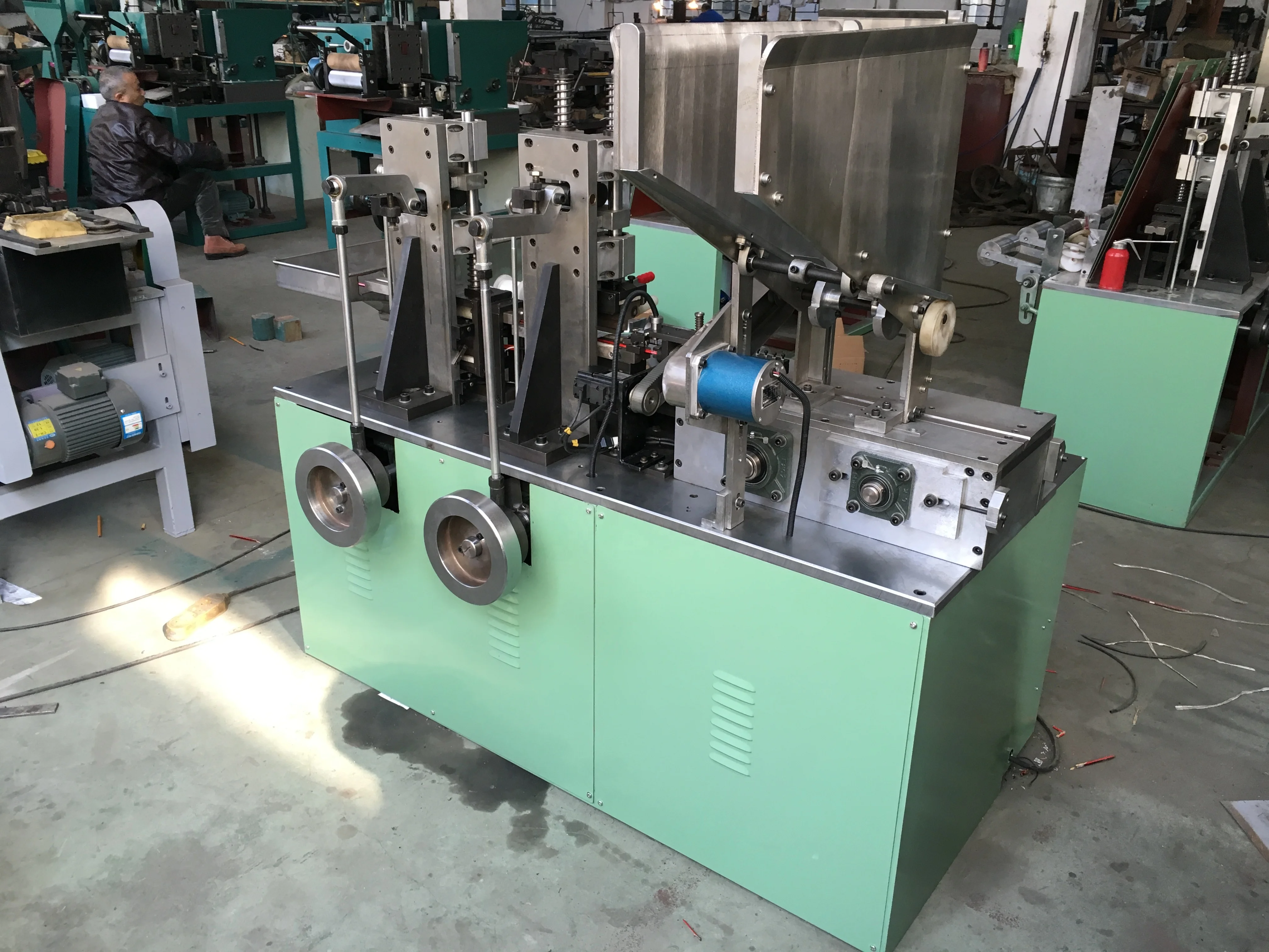 Pencil making machine Two sides Stamping Machine for wooden pencil