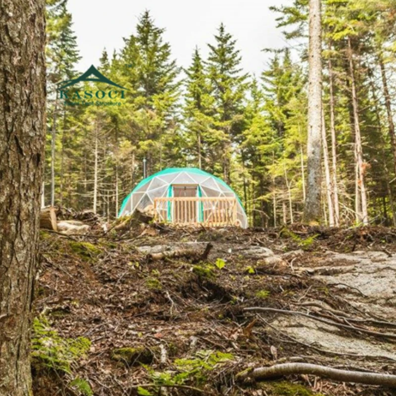 Guangzhou tent factory 5m geodesic dome tent, round dome tent whole sale price