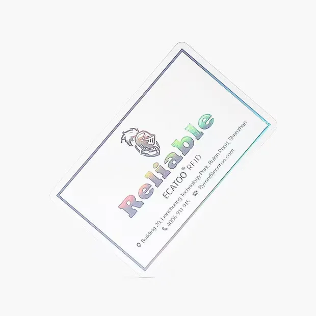 High quality visa credit card size CMYK embossed upscale number printing pvc business card