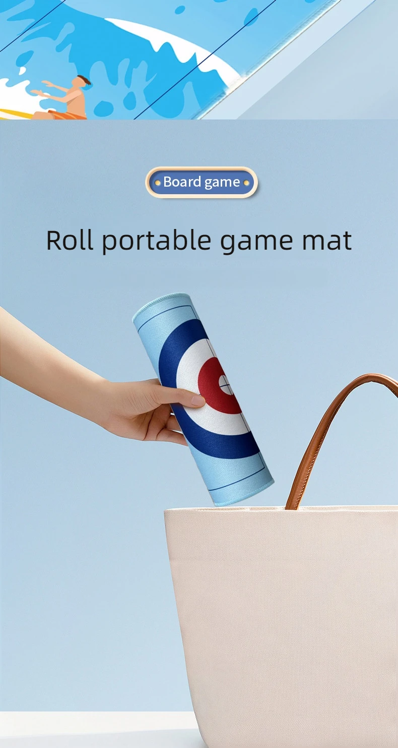 Family School Portable Mini Tabletop Kids interactive toy indoor sports interactive aircraft golf curling custom board game