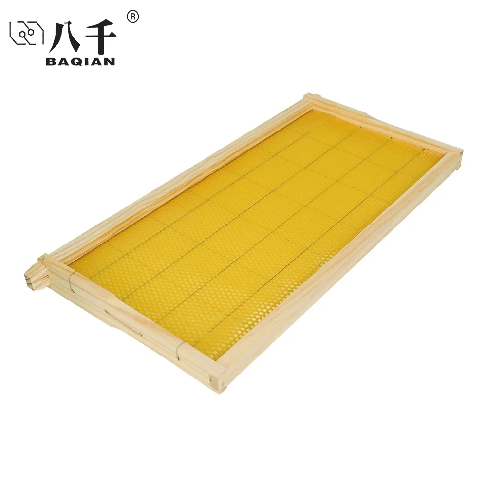 Factory Price Assemble Beehive Frames with Wired Beeswax Sheet Wood Bee Hive Frame