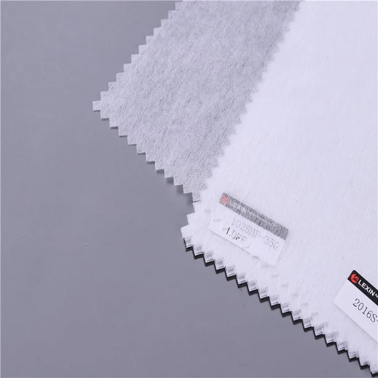 20gsm 25gms 40gsm 50gsm 60gsm полиэстер одежды нетканый вписывающий между строк ткань