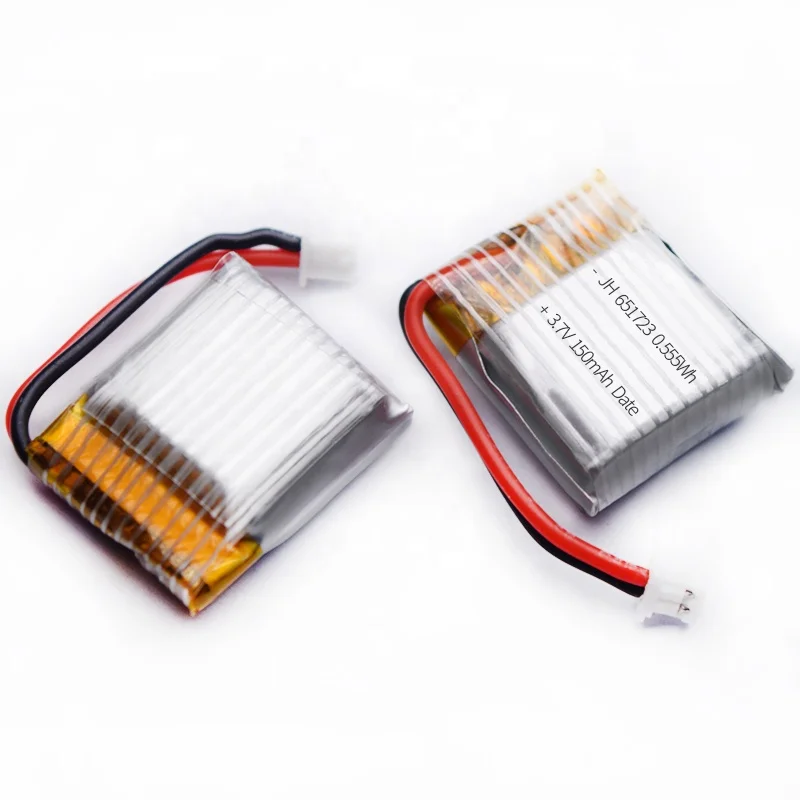 Аккумулятор для дрона 3 7 в 150 мАч lipo 20c 651723 741724 801723 перезаряжаемая батарея Syma X2 Nihui U207 H8 rc quadcopter