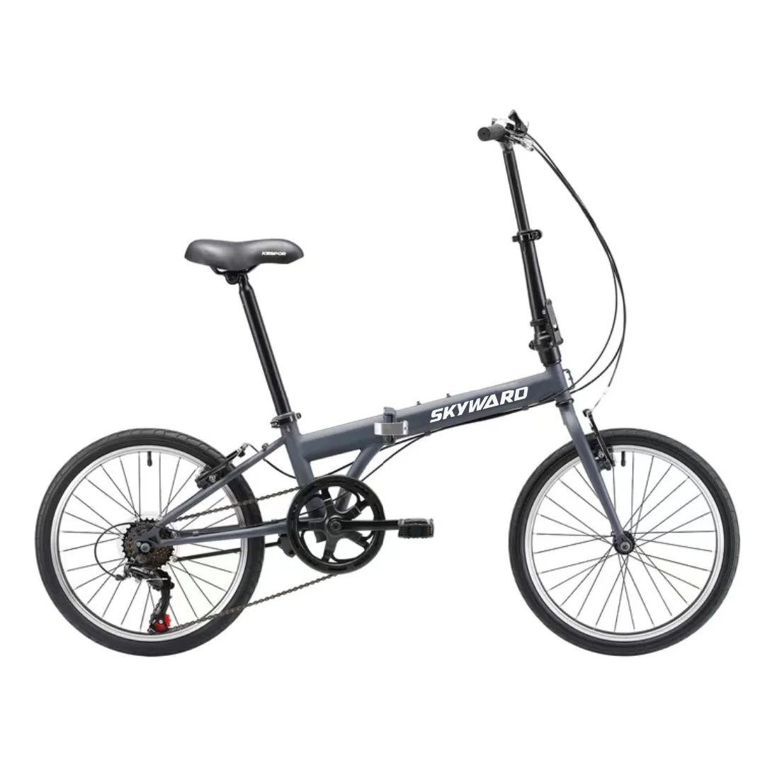 Foldable bike female ultra-light portable single wall alloy fold up bicycle