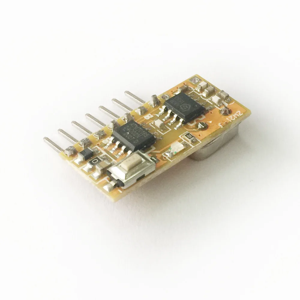 433mhz RF receiver module with encoding 4 channel output for remote control 1527 learning code