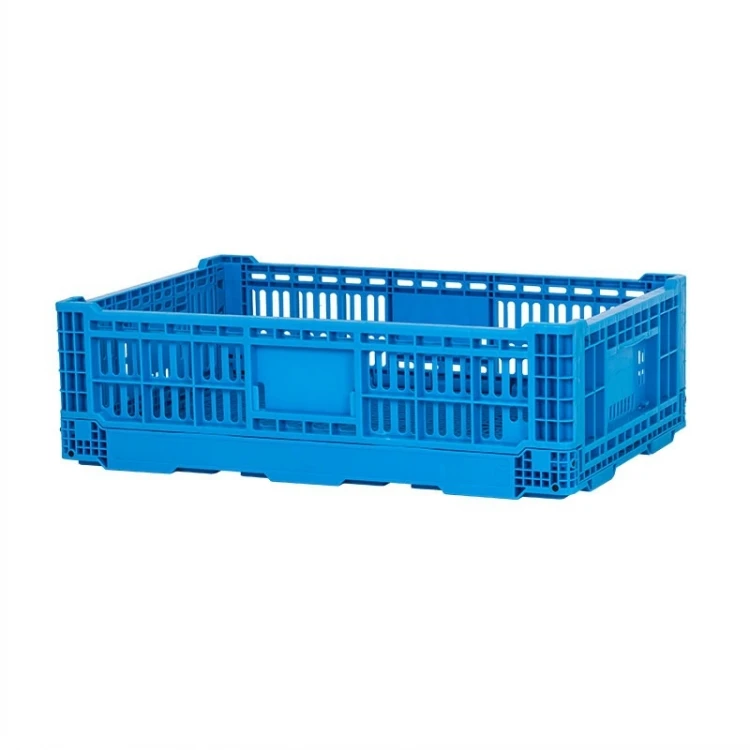 Customized Plastic Folding Crates Boxes Storage Stackable Moving Shipping Foldable Collapsible Turnover Vegetables Fruits