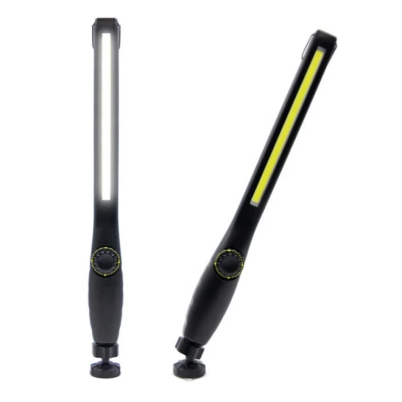 Многофункциональный 360 градусов Пластиковый Регулируемый магнитный базовый USB Перезаряжаемый автомобильный временный светодиодный Cob рабочий светильник