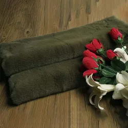 Ultra Soft Heavyweight Fluffy Colorful Polyester Fleece Short Plush Faux Rabbit Fur Fake Mink Fabric