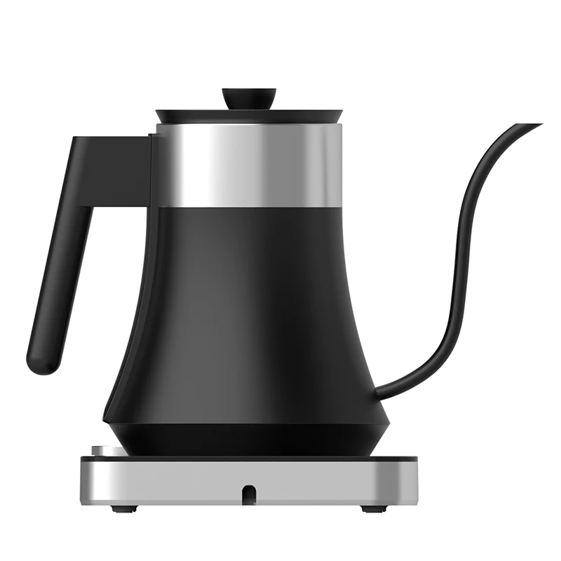 Hotsy Factory Custom 1.5L+0.8L Digital Glass Pour Over Home Appliance Electric Gooseneck Coffee Kettle