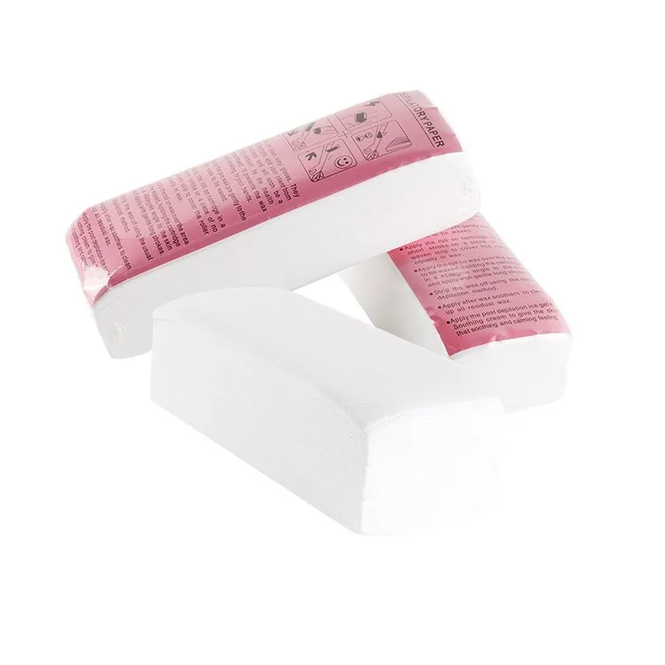 100pcs Professional Facial & Body Hair Removal Wax Strips Paper Depilatory Nonwoven Epilator